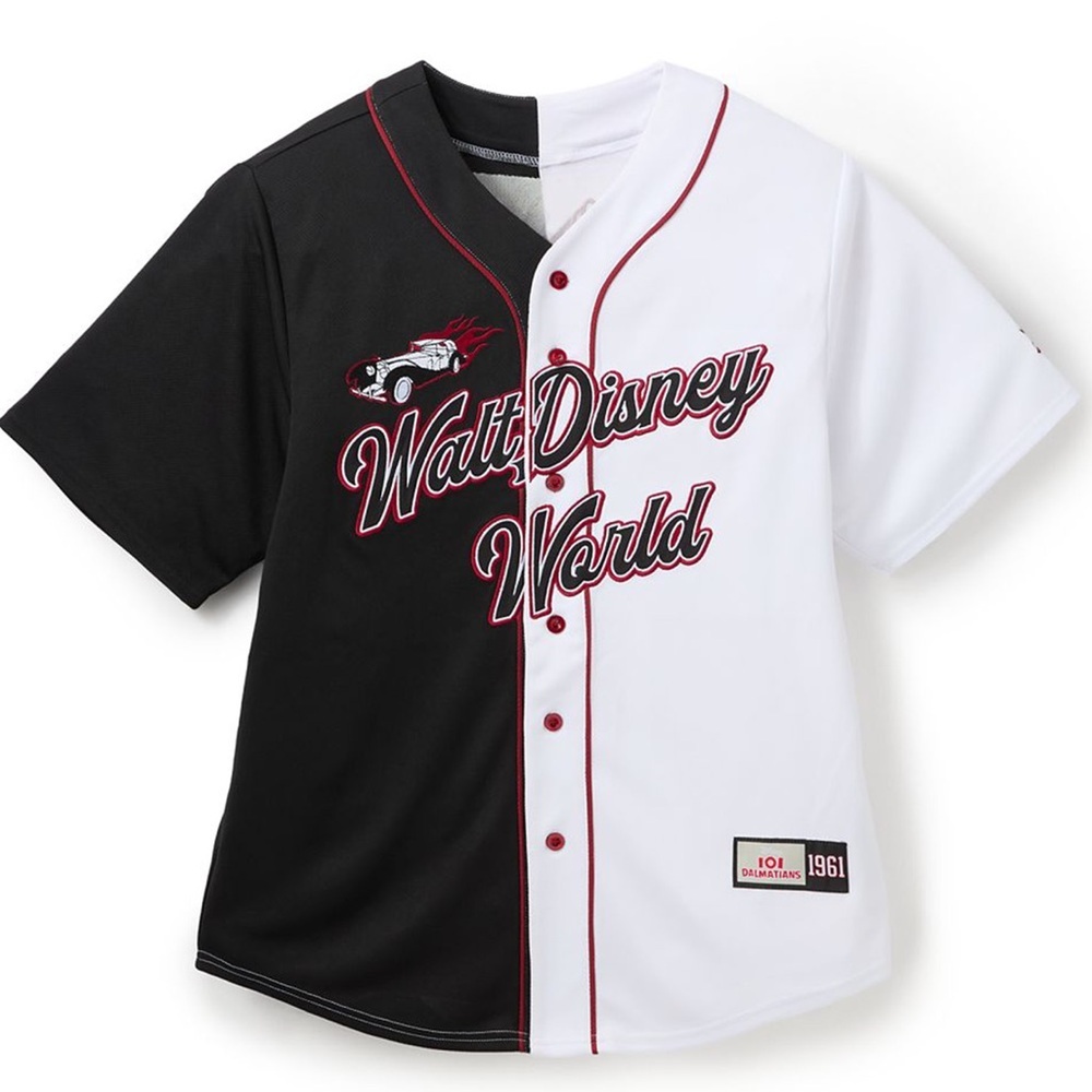 Disney’s 101 Dalmatians Cruella De Vil Baseball Jersey - Size L - NWT